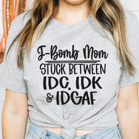 New F bomb mom Funny Graphic Shirt S-5X - Picture 6 of 8